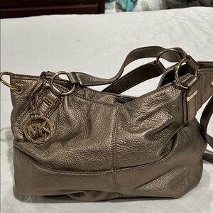 Michael Kors Gold Shoulder Bag